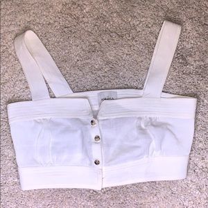 Buttoned Crop Top